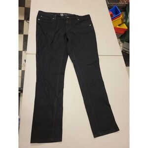 Mossimo Supply Co Premium Denim Skinny Jeans Womens 14S Black Wash Stretch